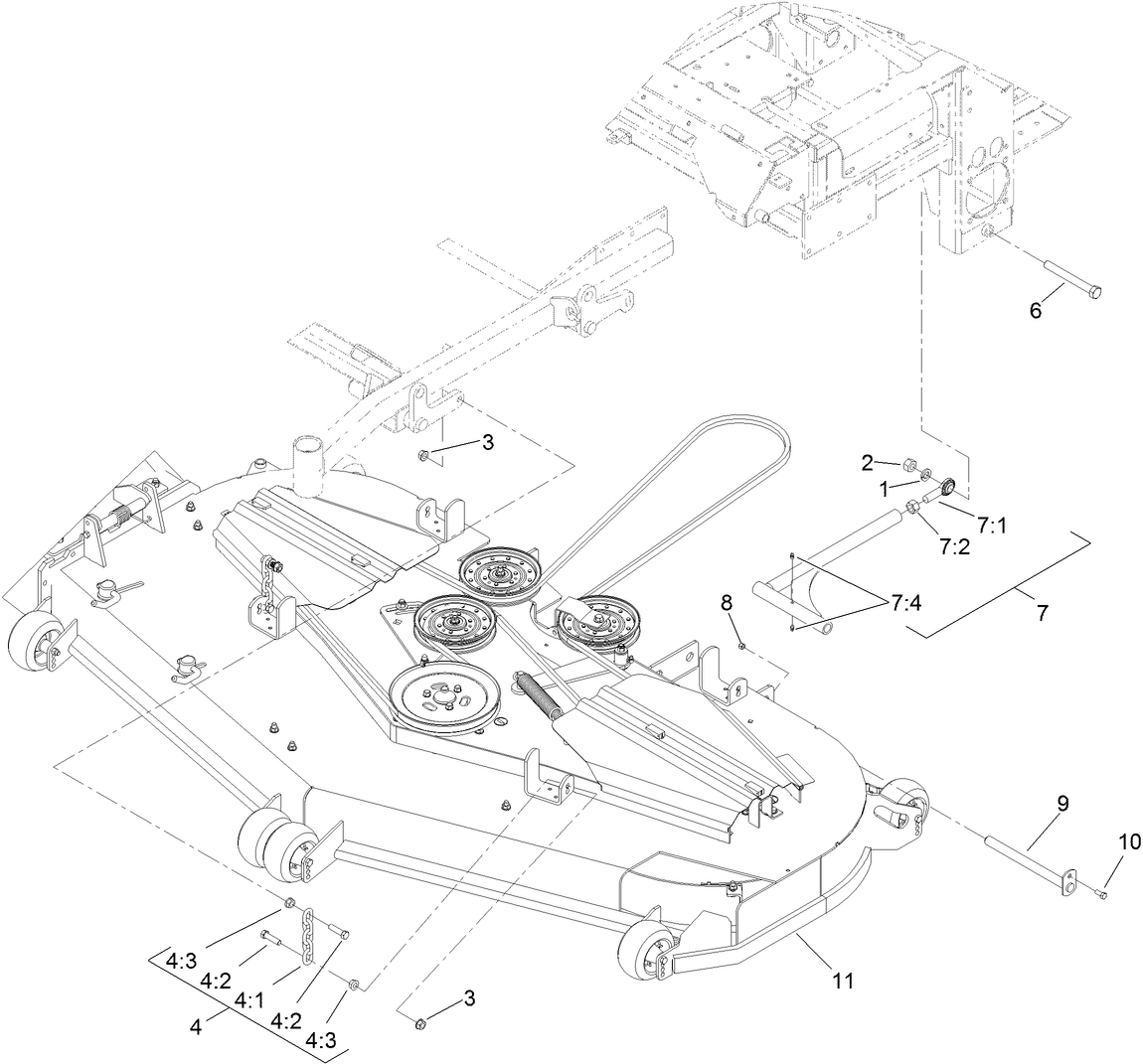 Deck Connection Assembly