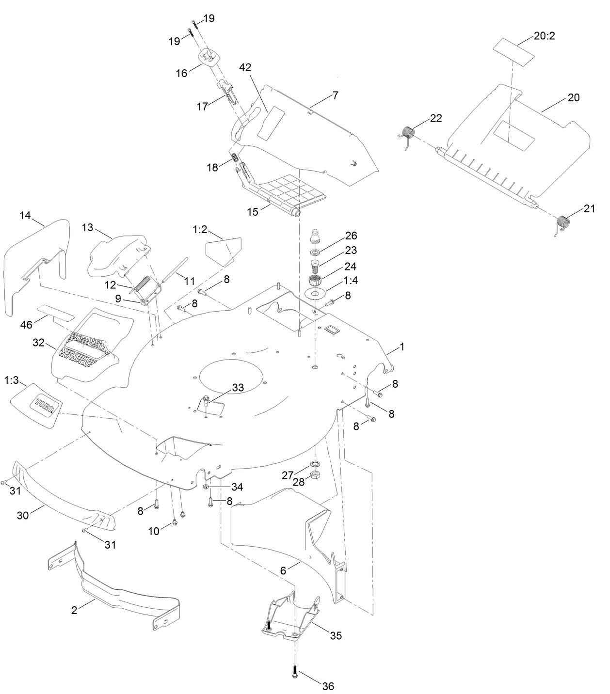 Housing and Chute Assembly