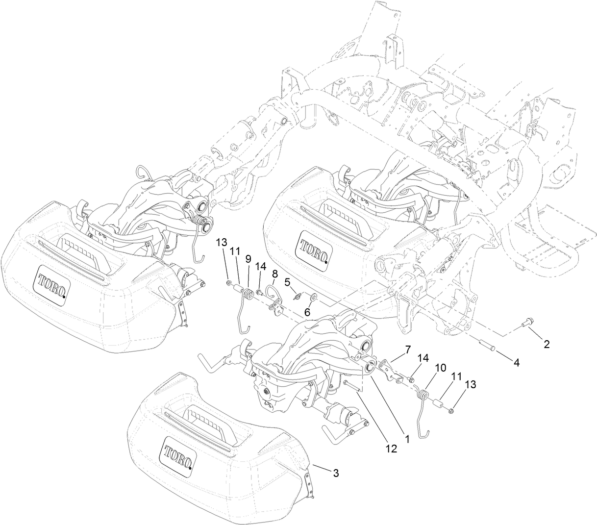 Suspension and Basket Assembly