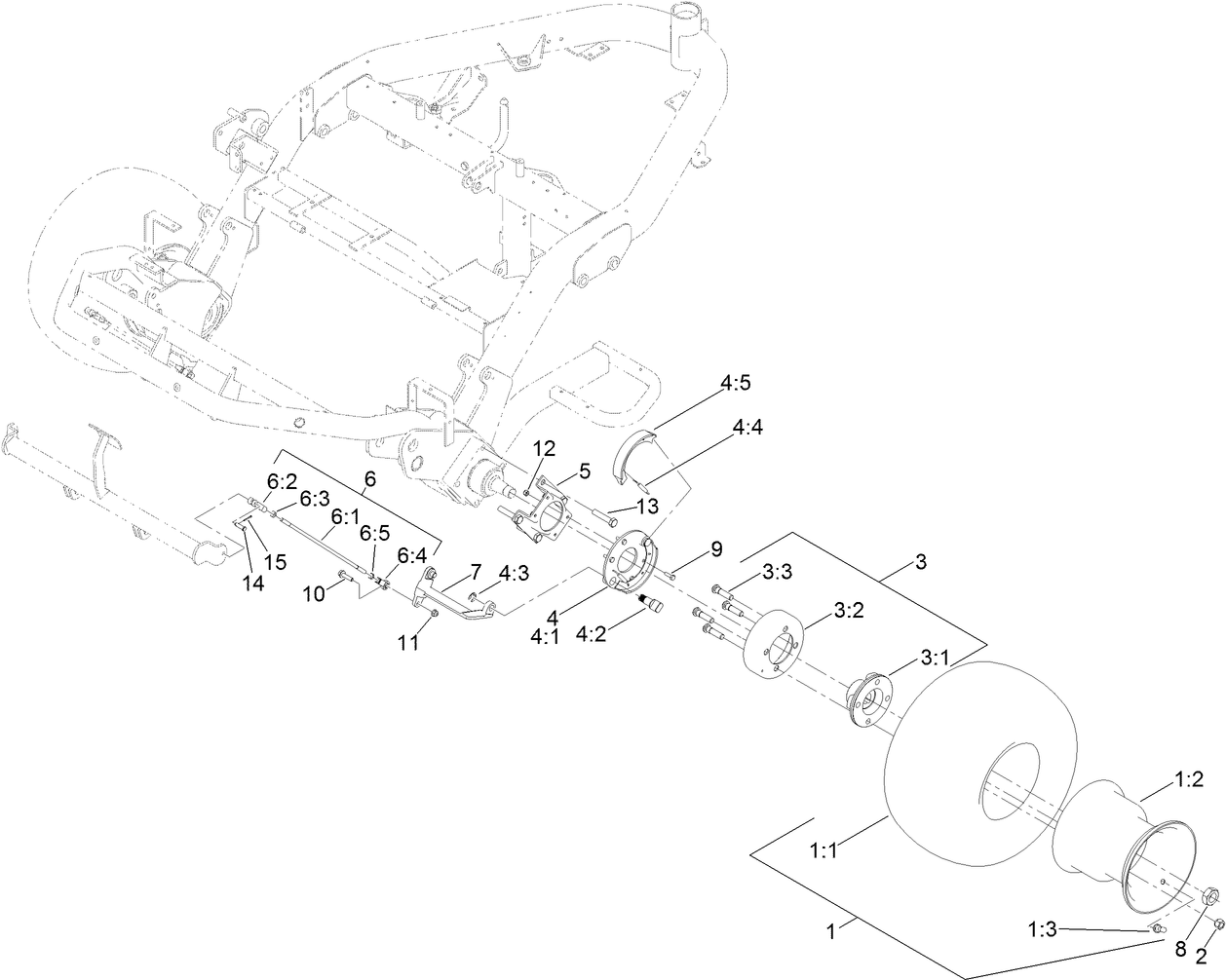 Front Wheel and Brake Assembly