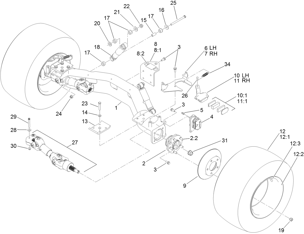 Rear Axle Assembly