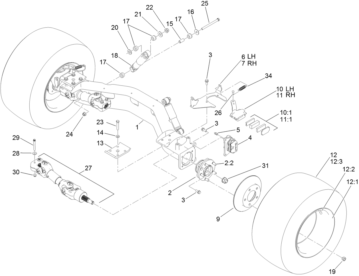 Rear Axle Assembly