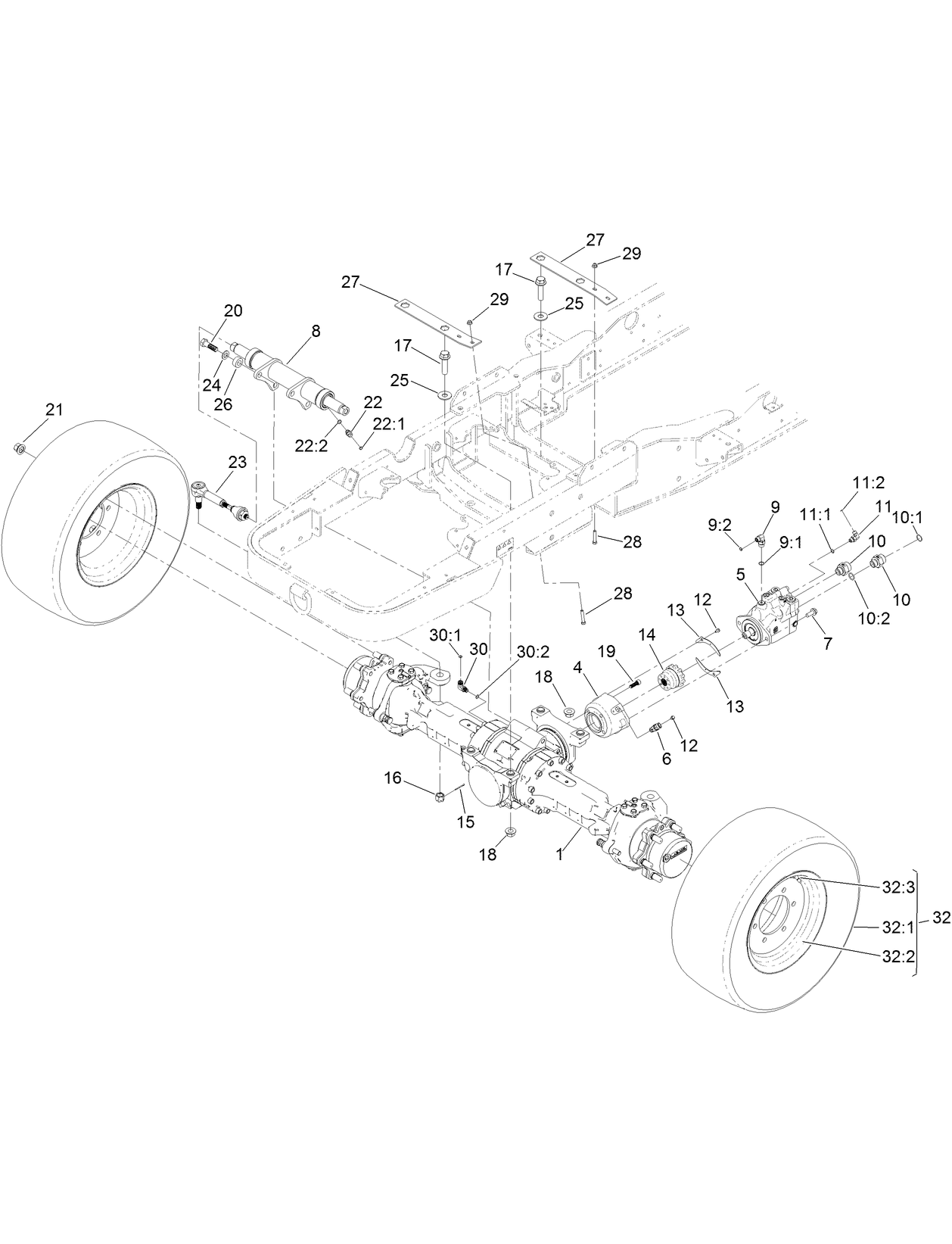 Front Axle Assembly