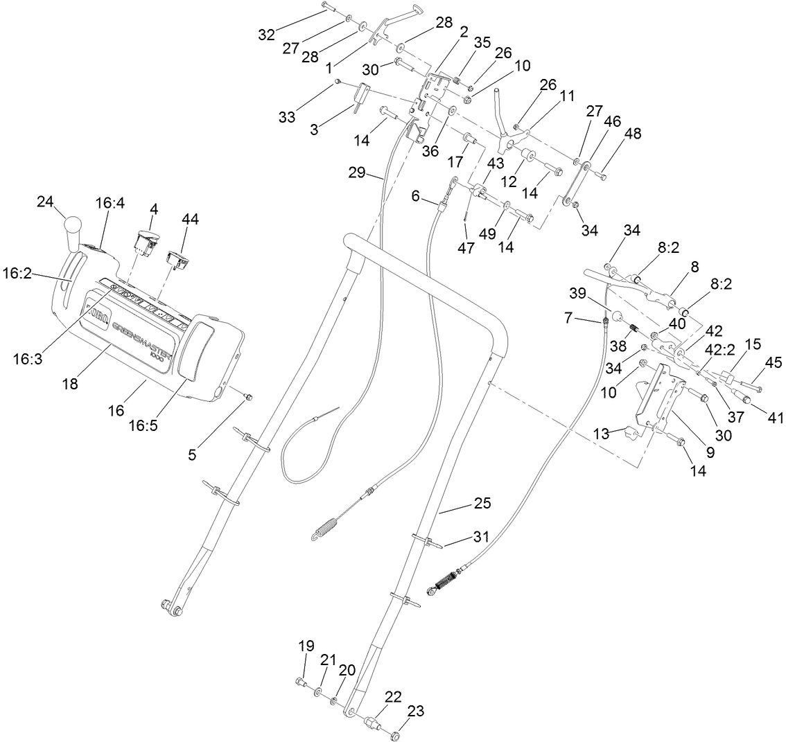 Handle and Controls Assembly