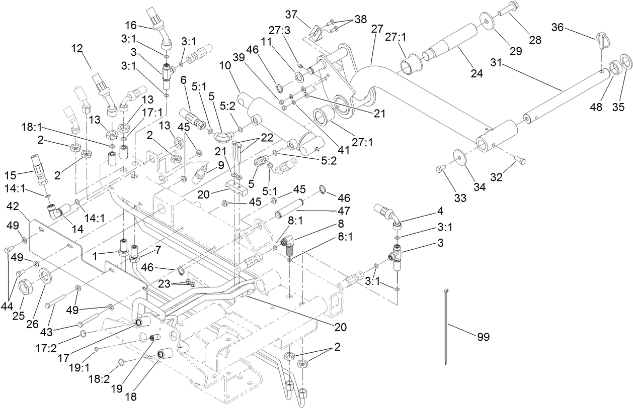 Rear Lift Arm Assembly