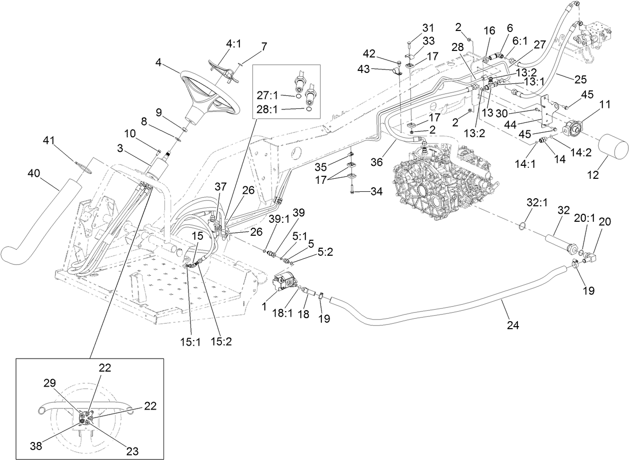 Hydraulic Steering Assembly