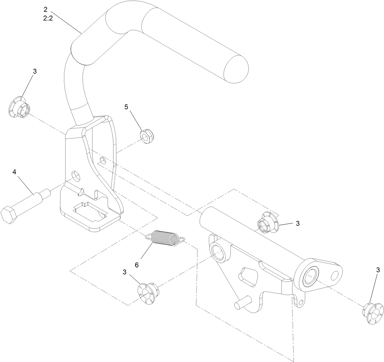 Right Motion Control Assembly No. 135-1305