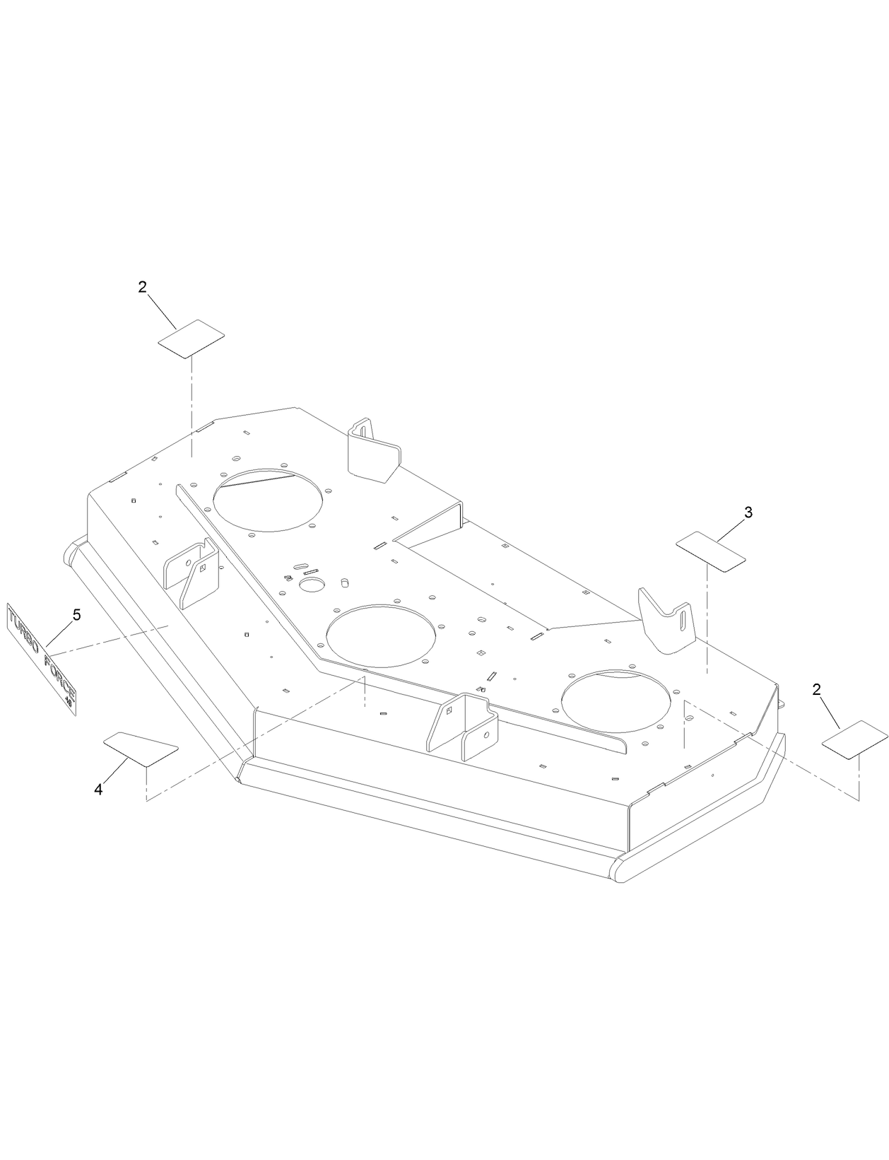 Deck Decal Assembly No. 134-3658