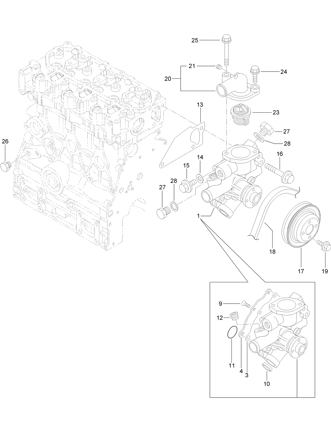 Cooling Water System Assembly