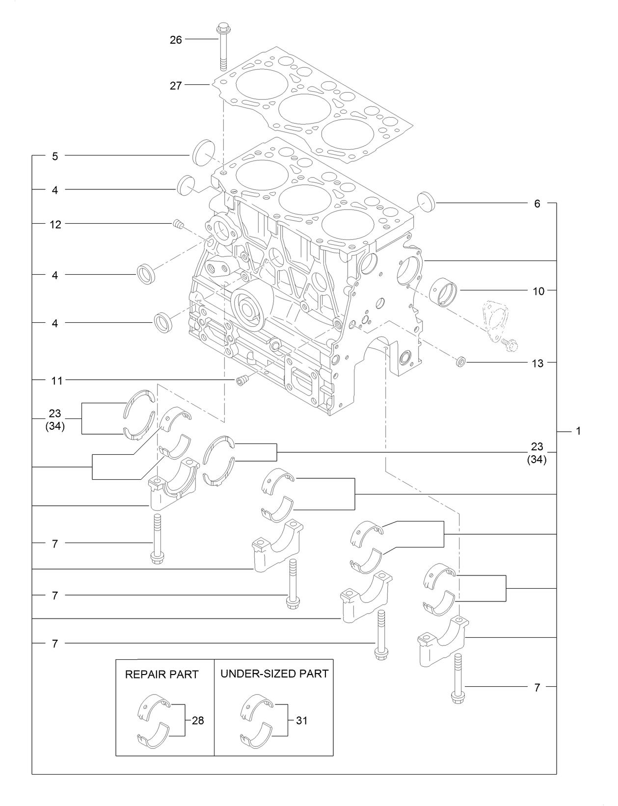 Cylinder Block Assembly