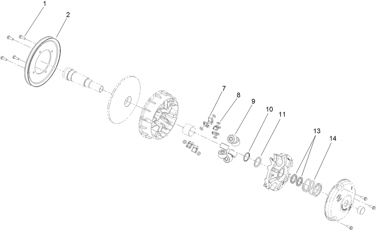 Primary Clutch Assembly No. 138-0094