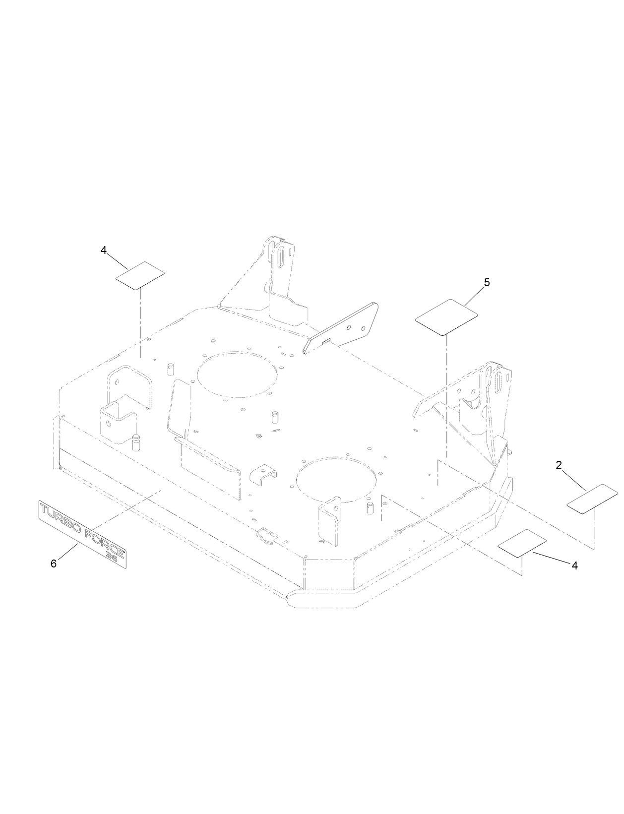 Deck Decal Assembly No. 134-3657