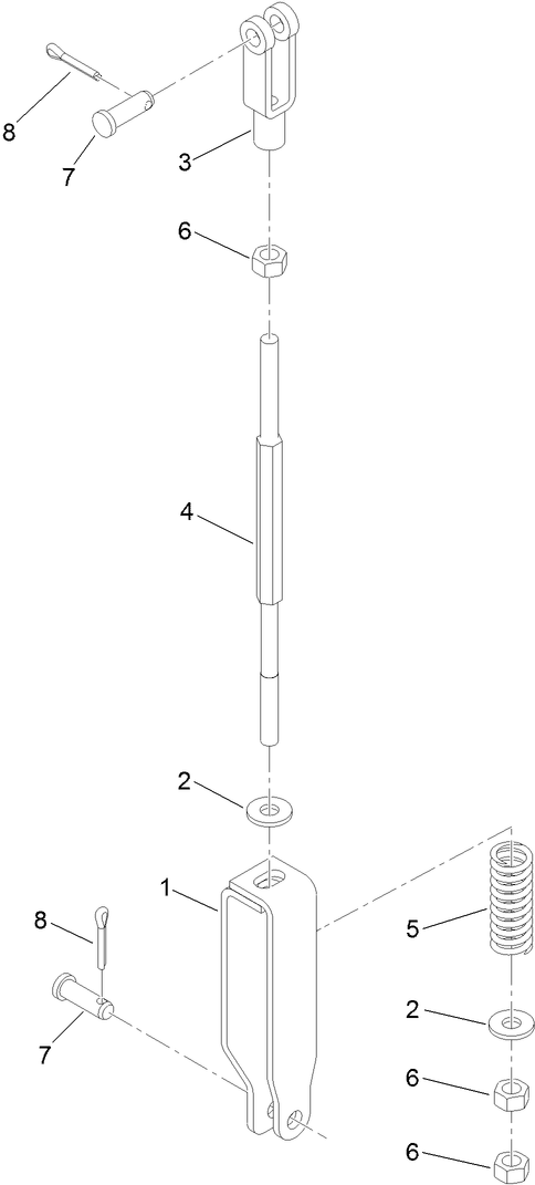 Brake Rod Assembly No. 137-2185
