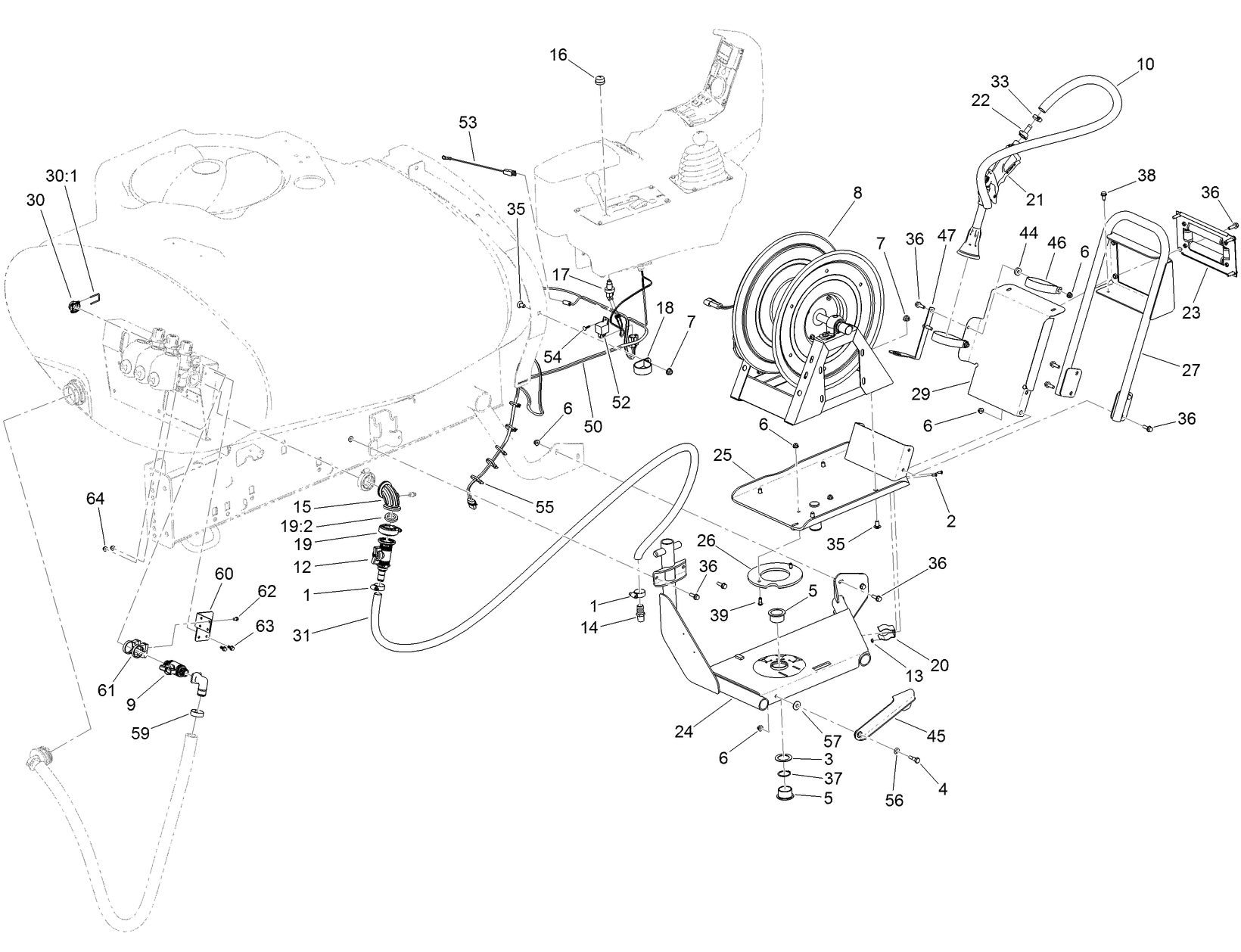 Electric Hose Reel Kit
