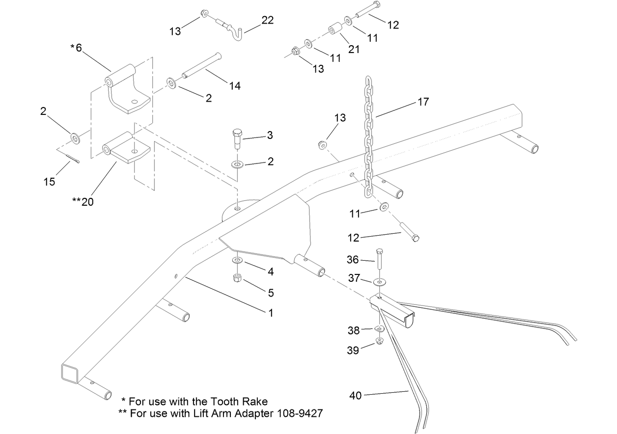 Spring Rake Assembly