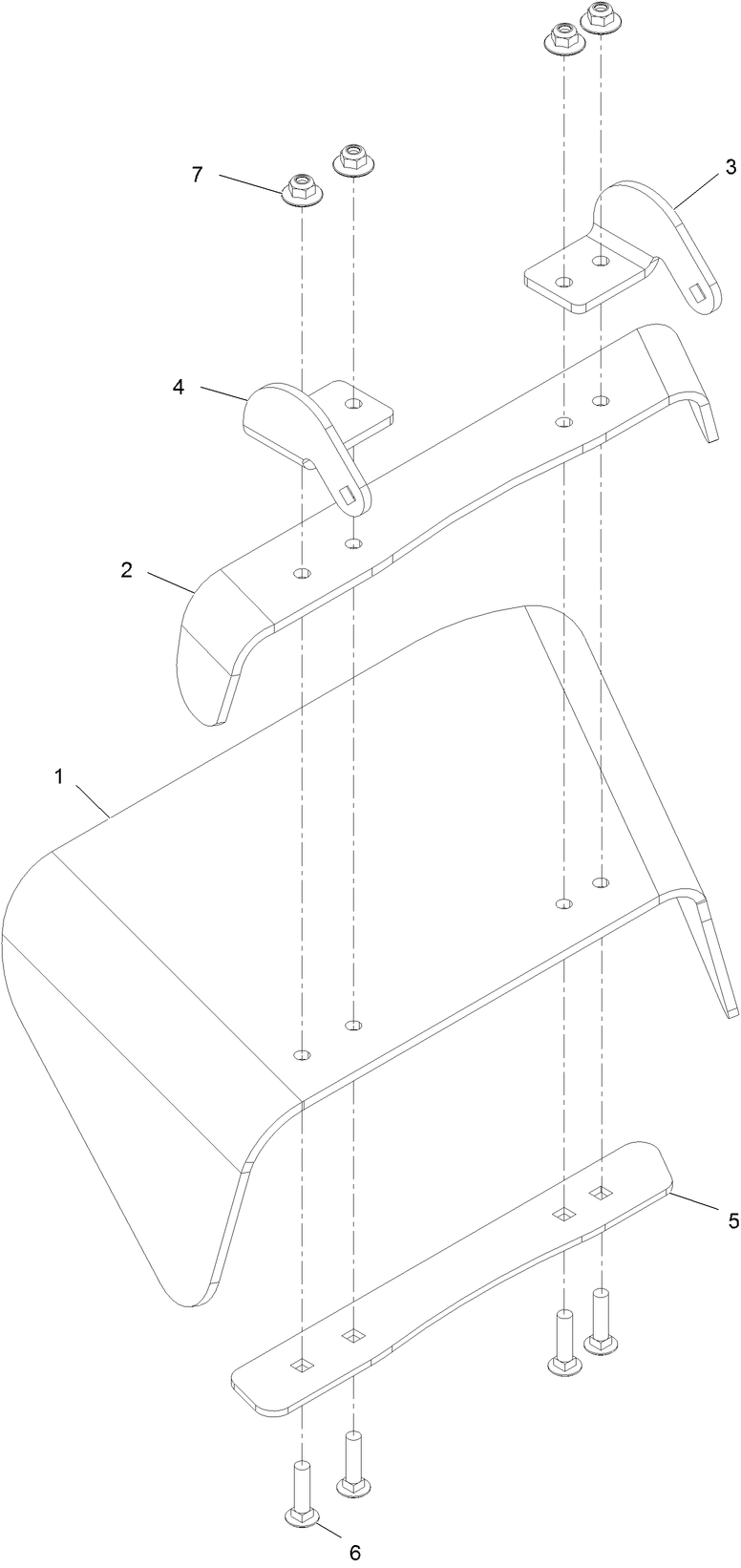 Rubber Deflector Assembly No. 135-2160