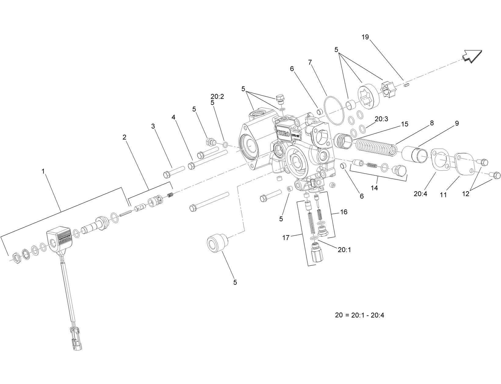 Charge Pump Housing Assembly Transmission Assembly No. 131-5510