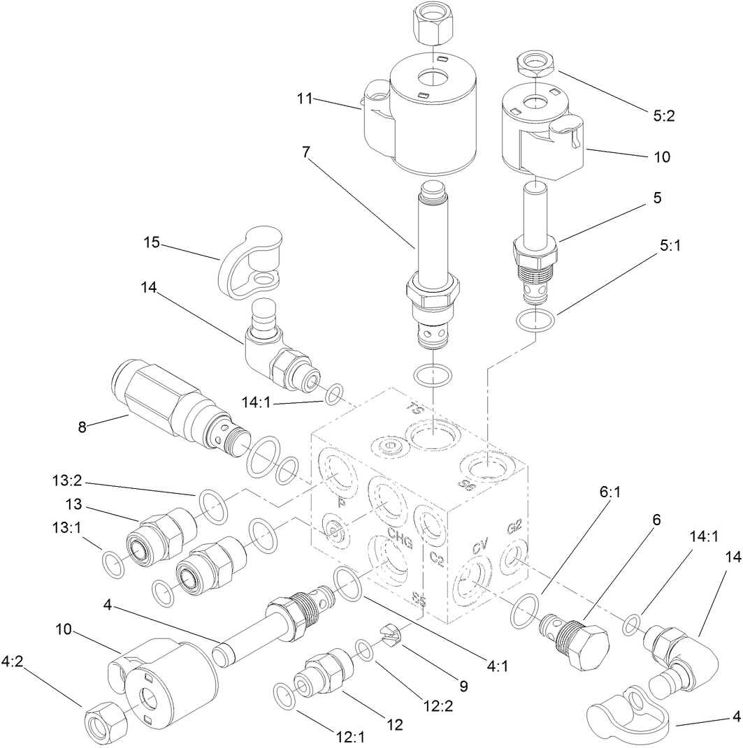 Lift Manifold Assembly No. 117-2388