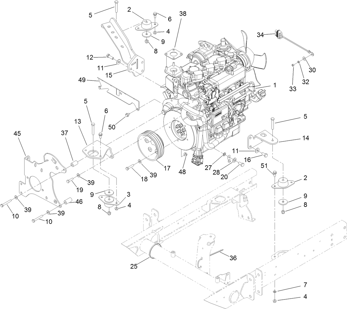 Engine Installation Assembly