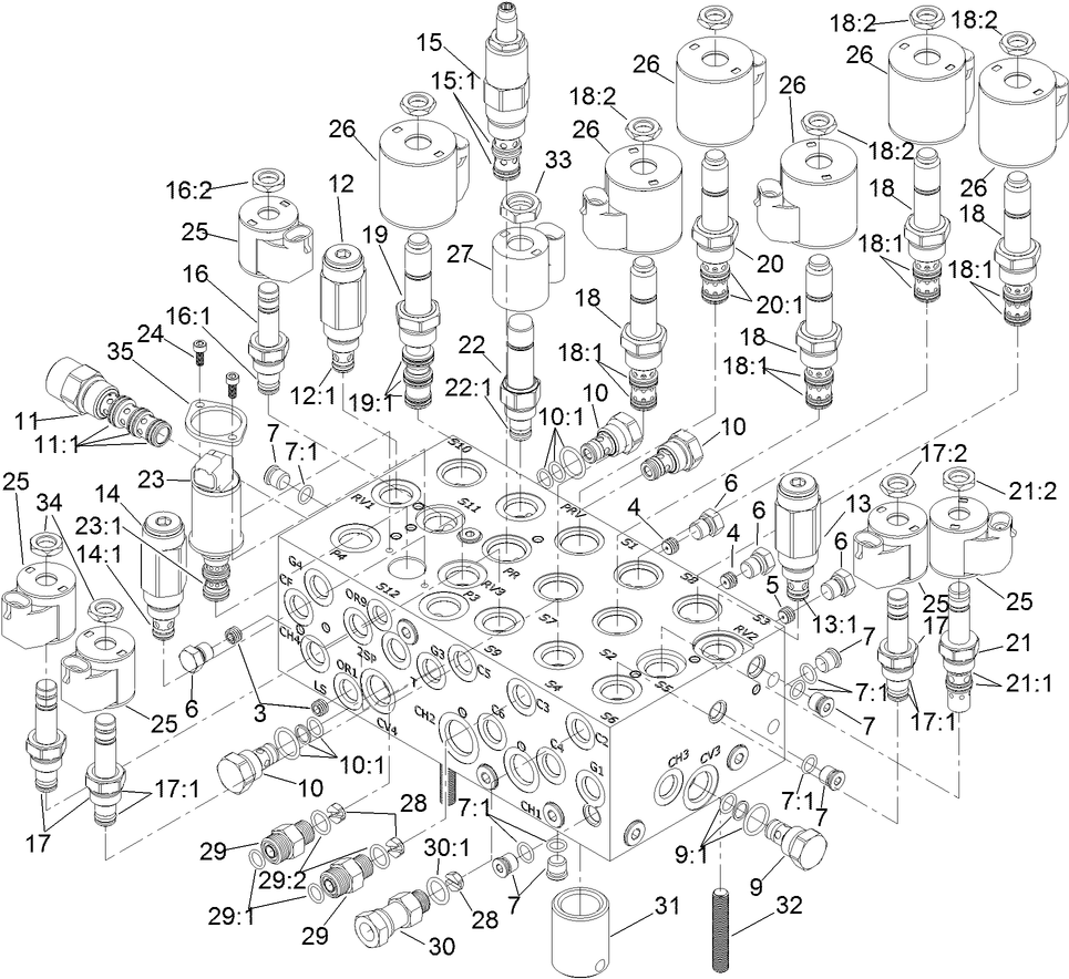 Combination Manifold Assembly No. 137-5581