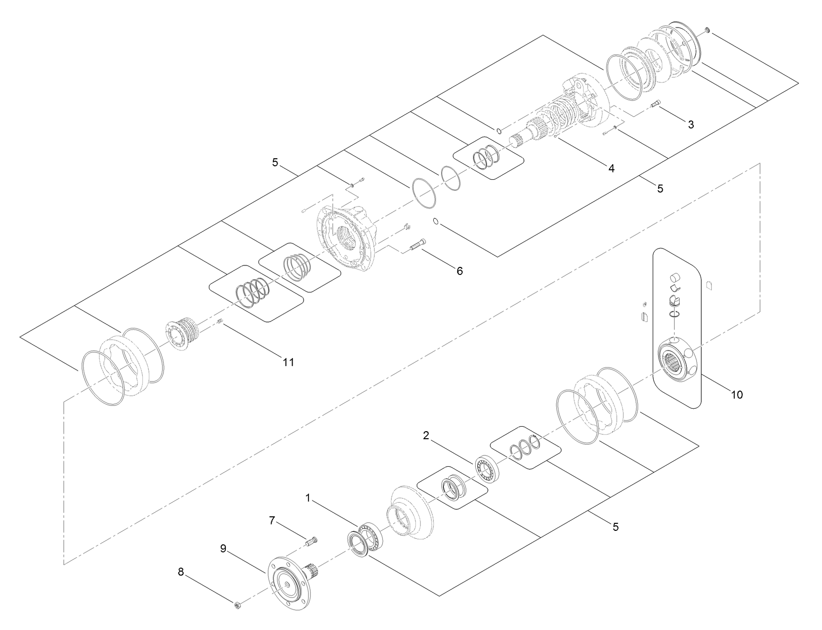 Hydraulic Motor Assembly No. 125-5391