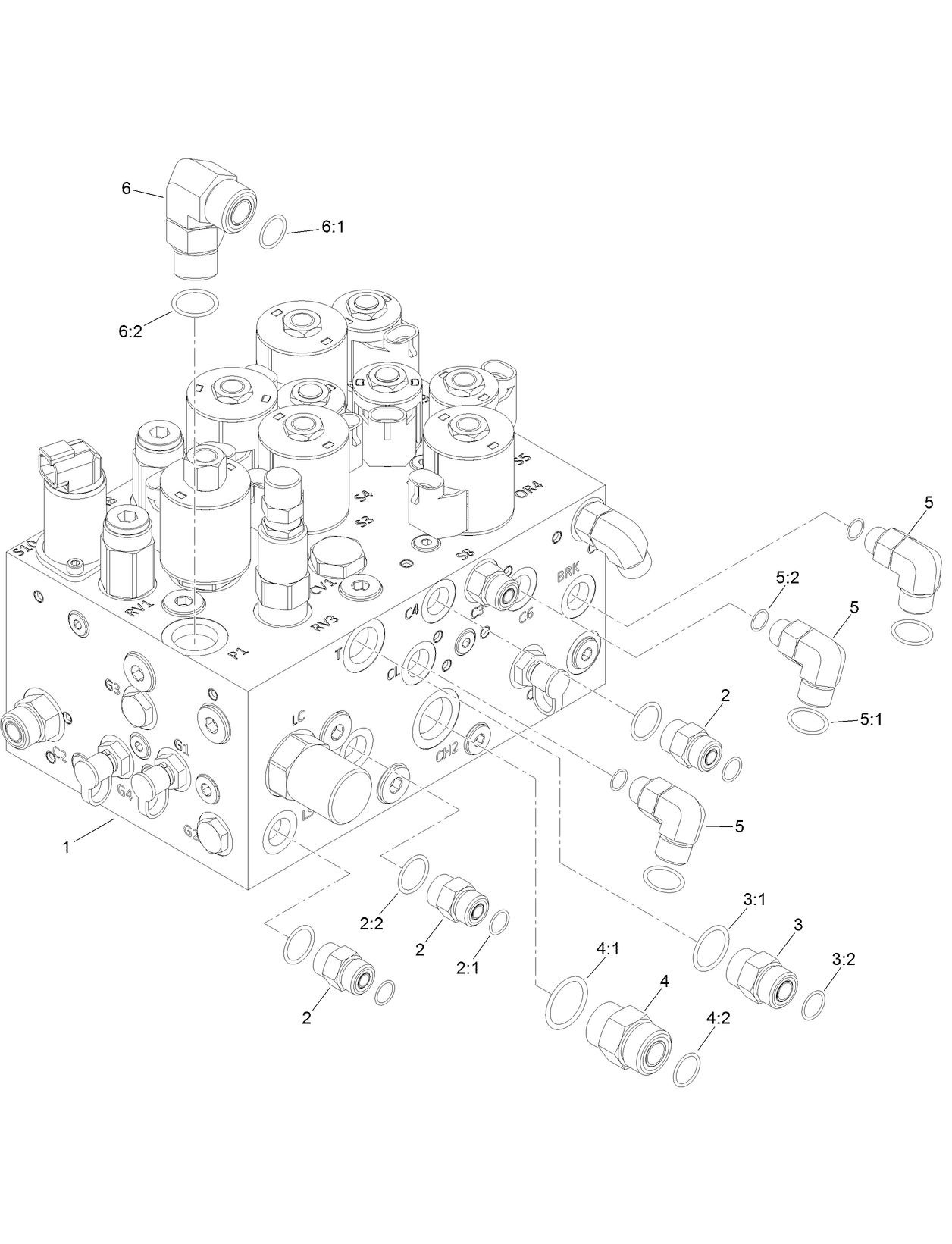Steering/Lift Valve Assembly No. 137-5626