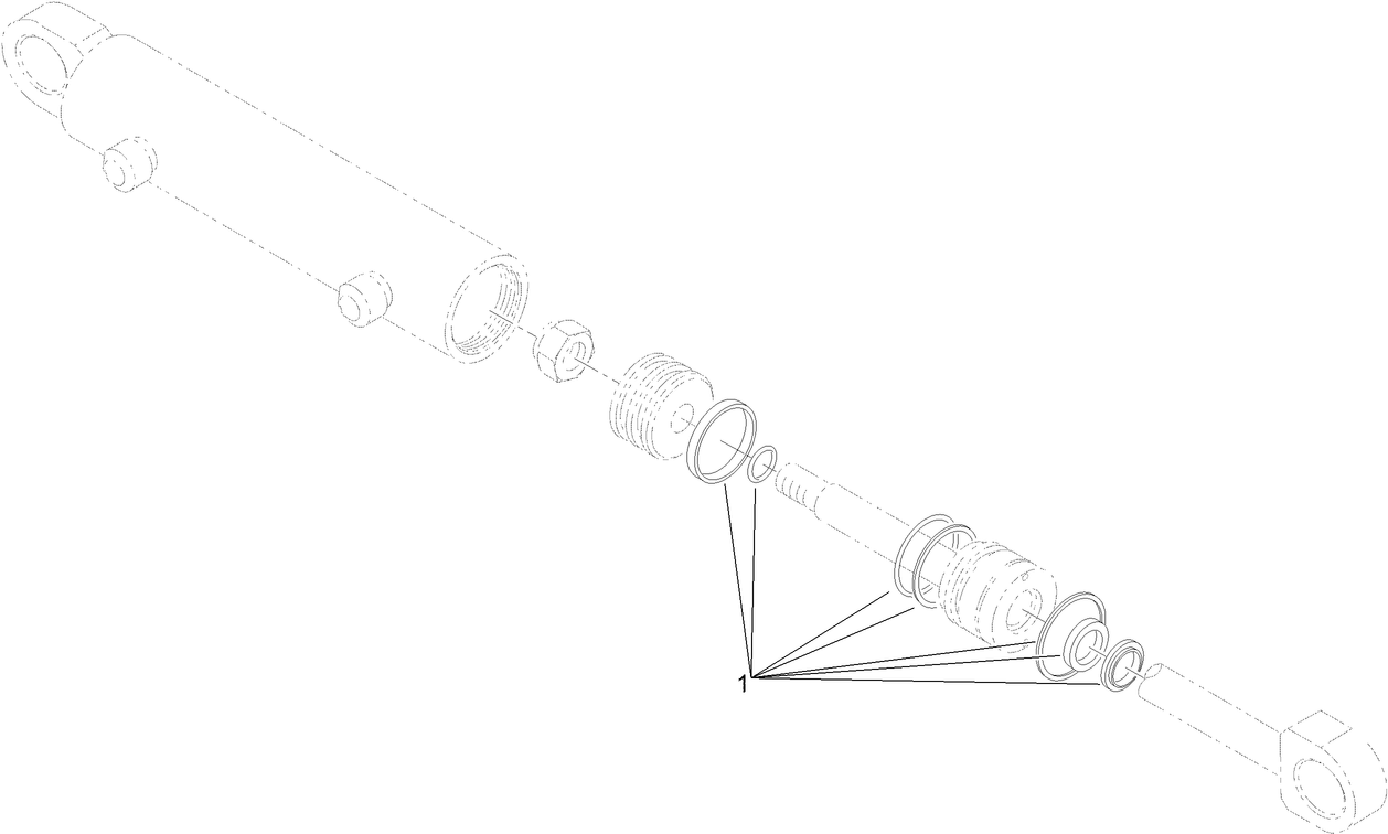 Hydraulic Cylinder Assembly No. 139-0957
