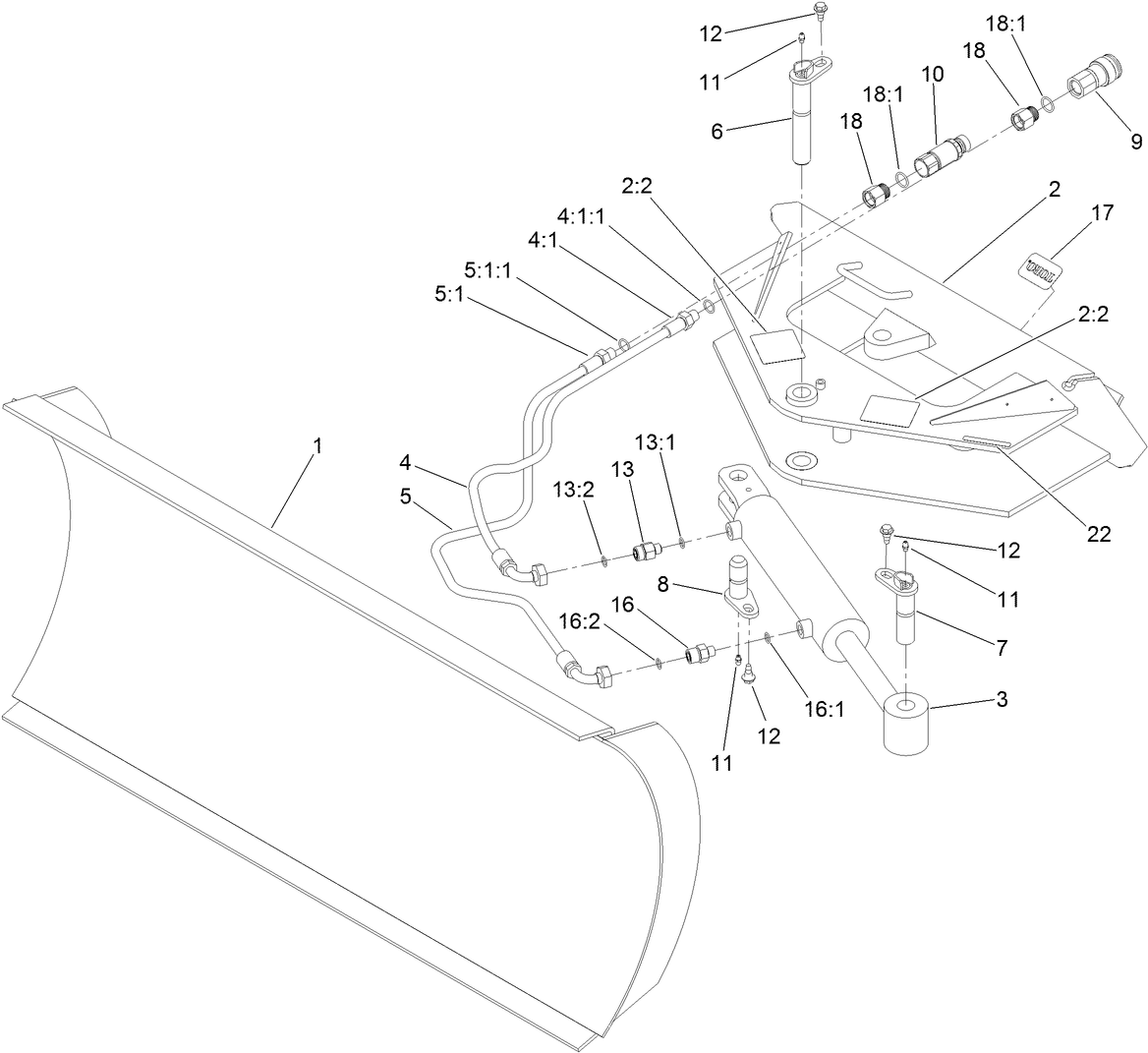 Hydraulic Blade Assembly