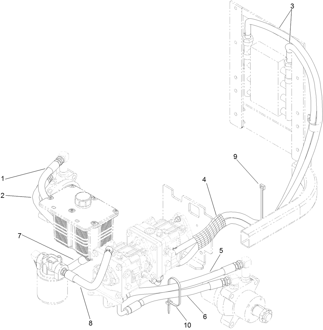 Hydraulic Hose System Assembly