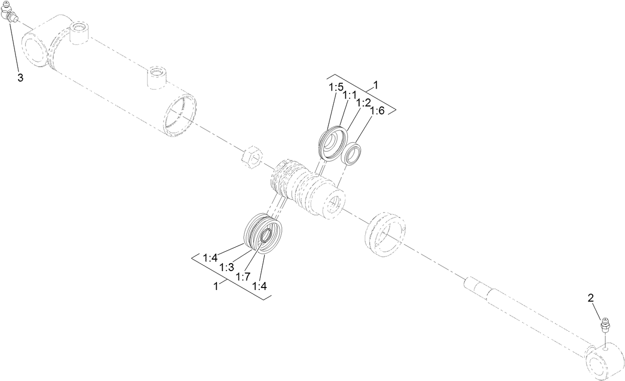 Hydraulic Cylinder Assembly No. 138-6941