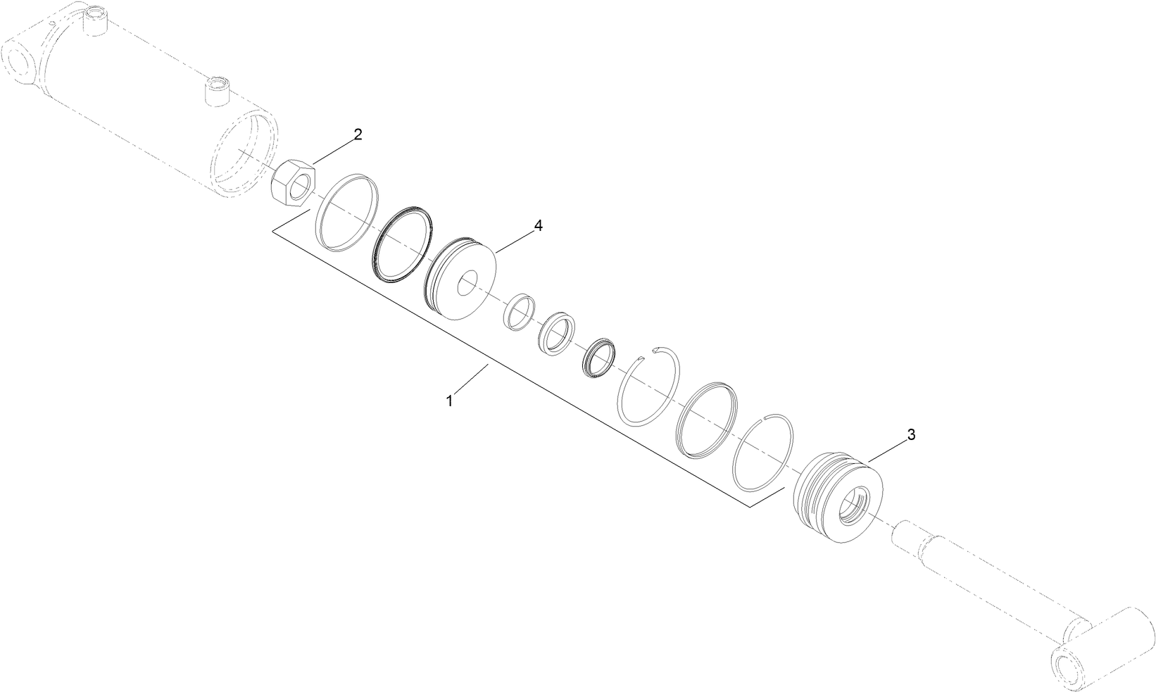 Hydraulic Cylinder Assembly No. 137-3827