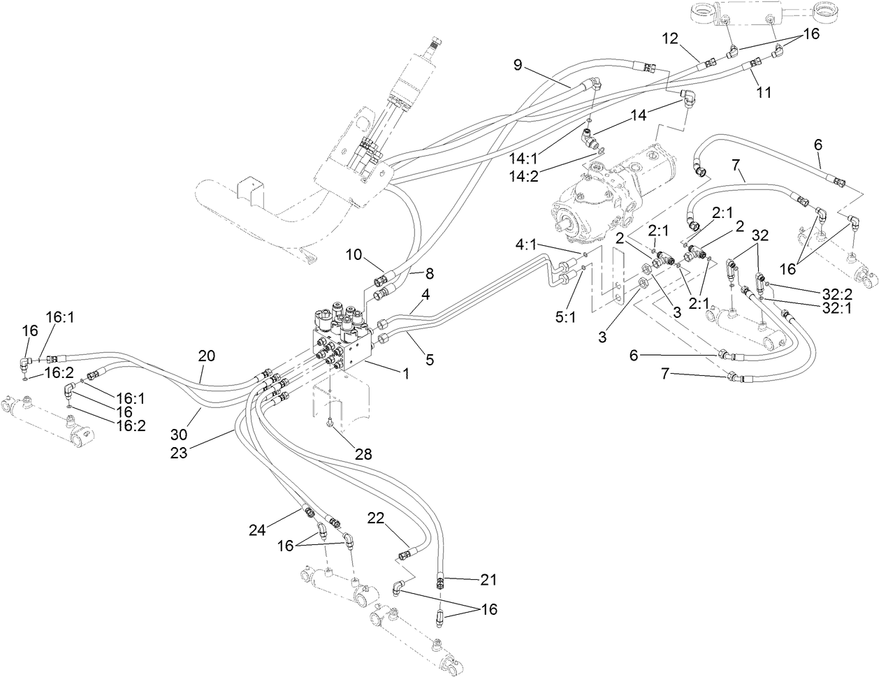 Lift Hydraulic Assembly