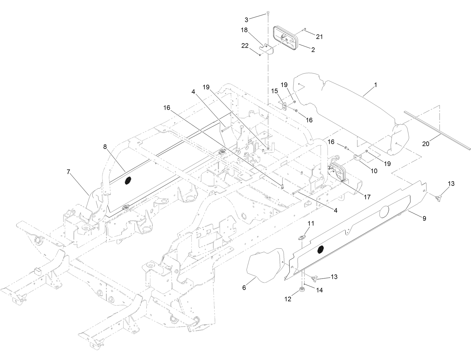 Side Panel and Bumper Assembly