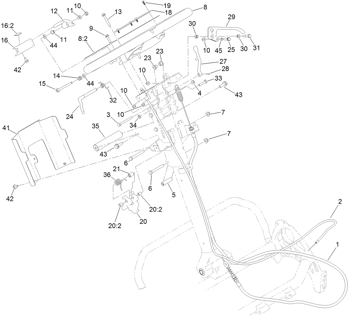 Upper Handle Assembly