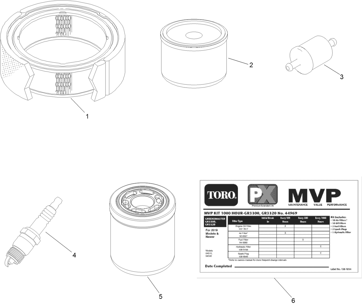 MVP Filter Kit No. 44969