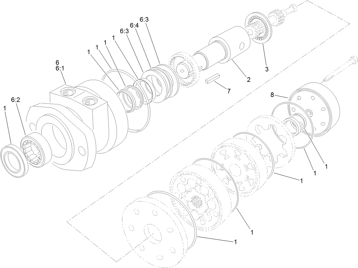 Hydraulic Motor Assembly No. 108-5595