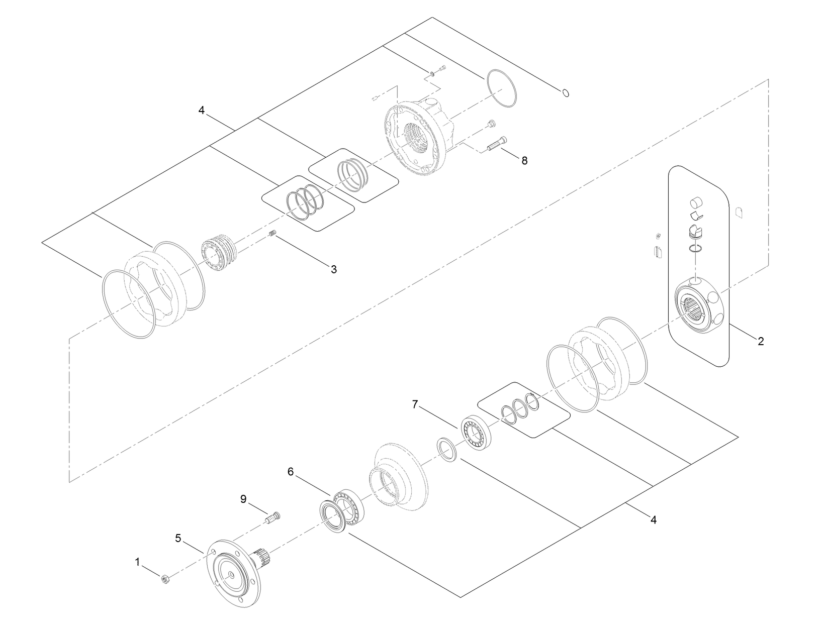 Hydraulic Motor Assembly No. 132-1425