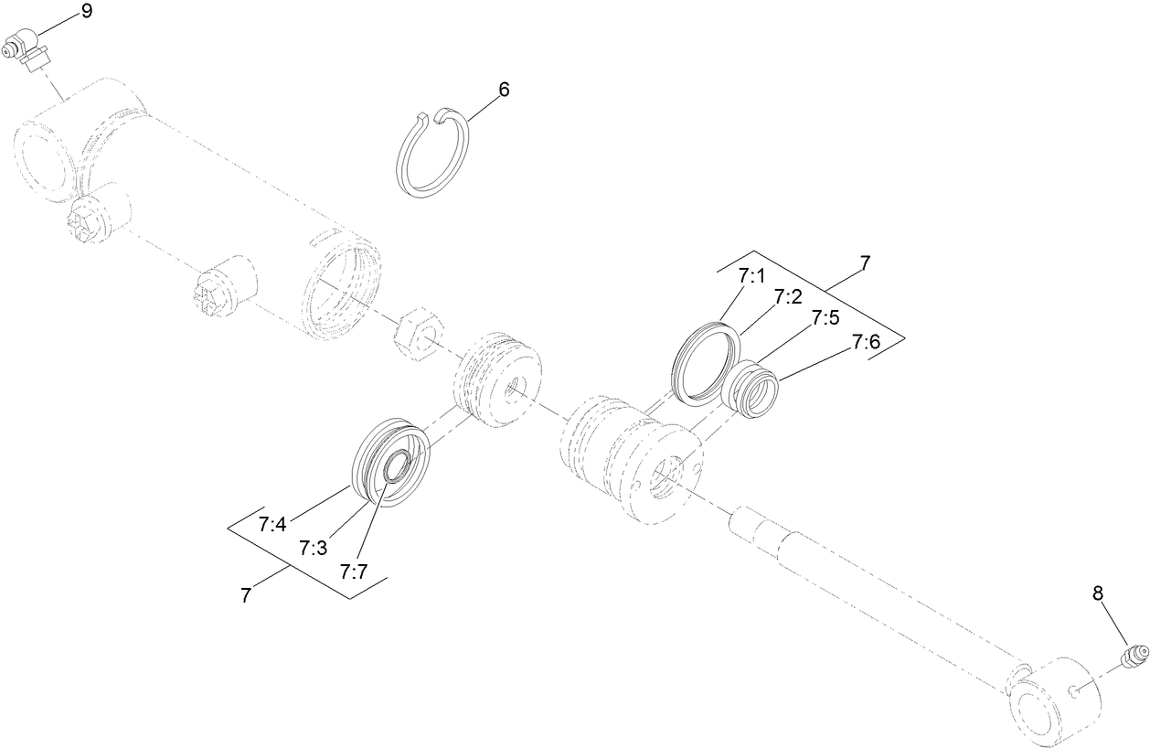 Hydraulic Cylinder Assembly No. 138-6999