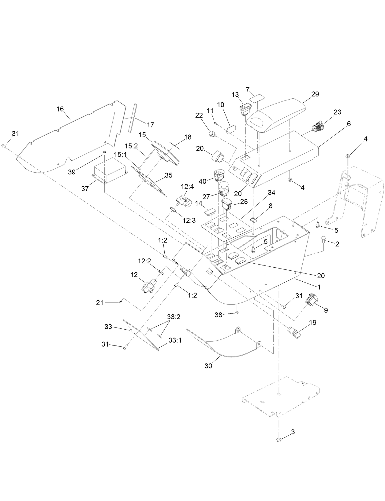 Control Console Assembly