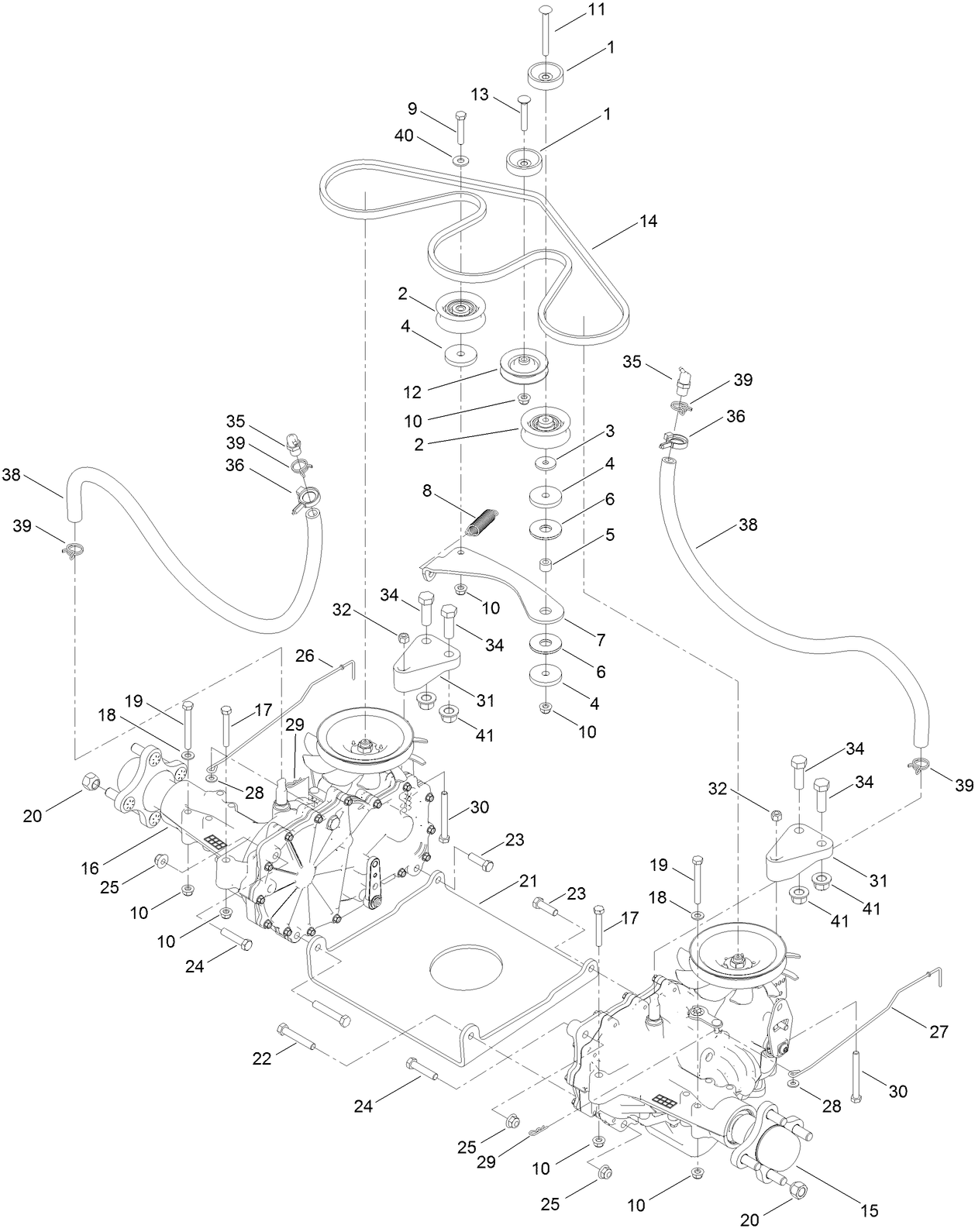 Hydro Transmission Assembly