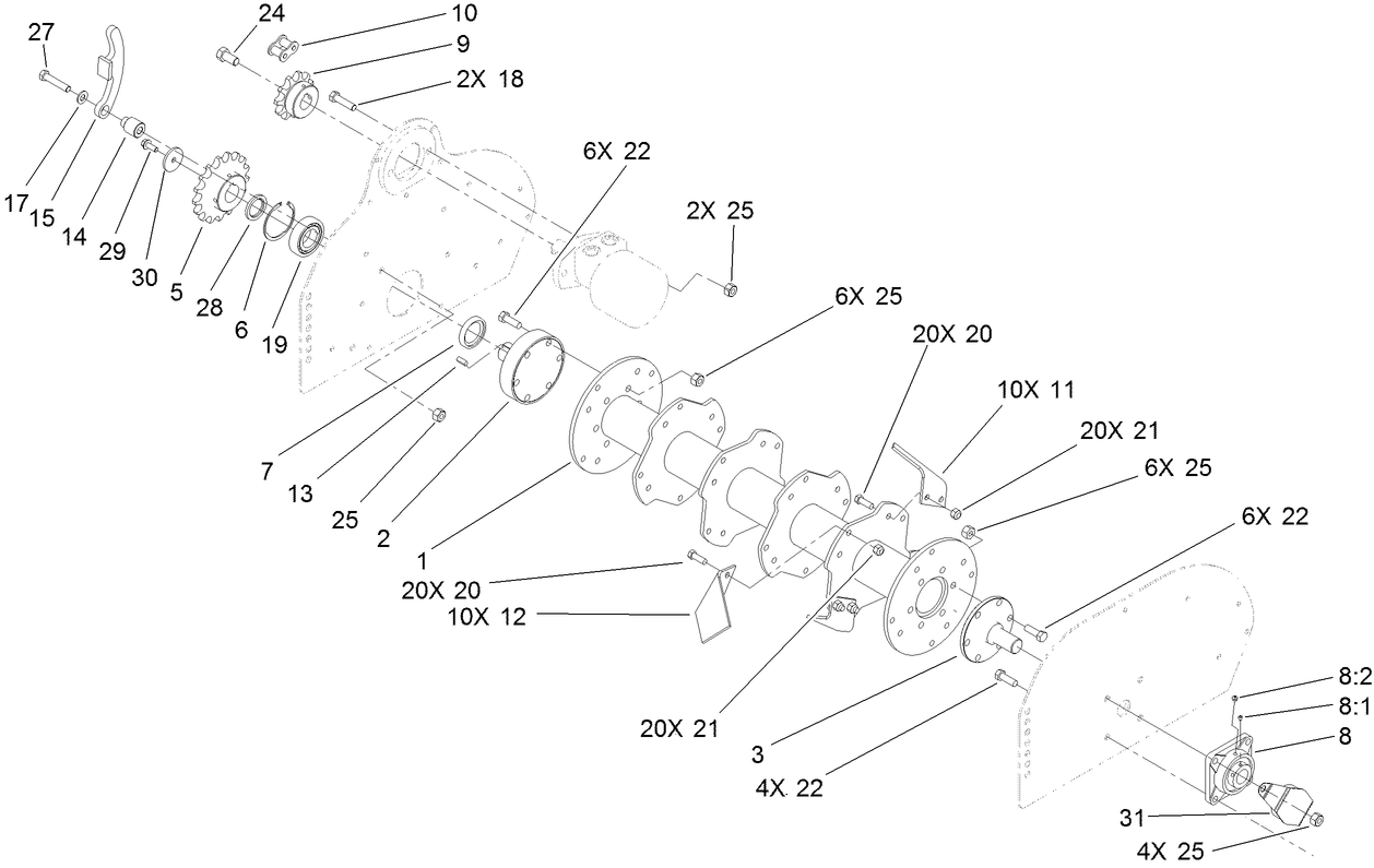 Rotor Blade Drive Assembly