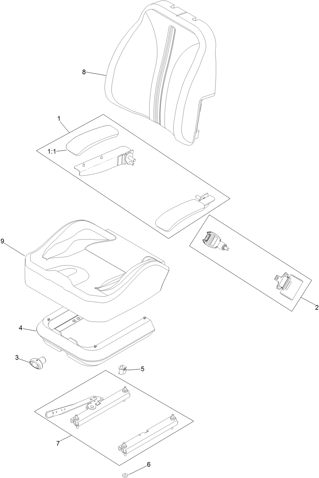 Seat Assembly No. 139-3626