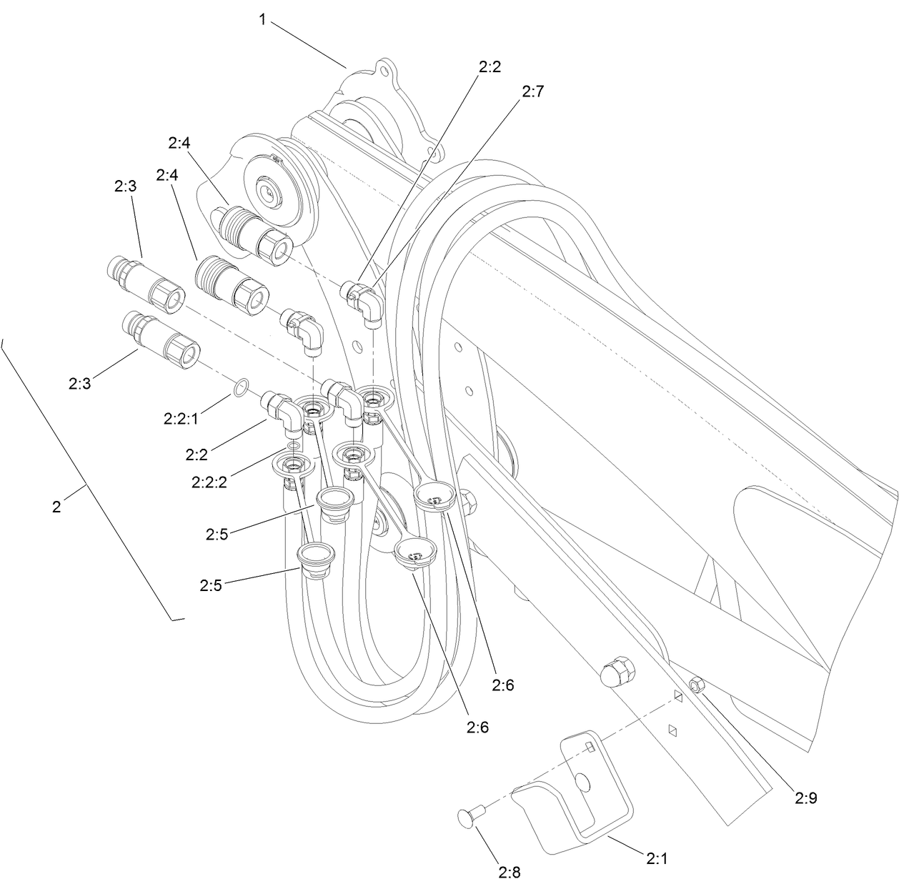 Loader Hydraulic Assembly No. 138-3807