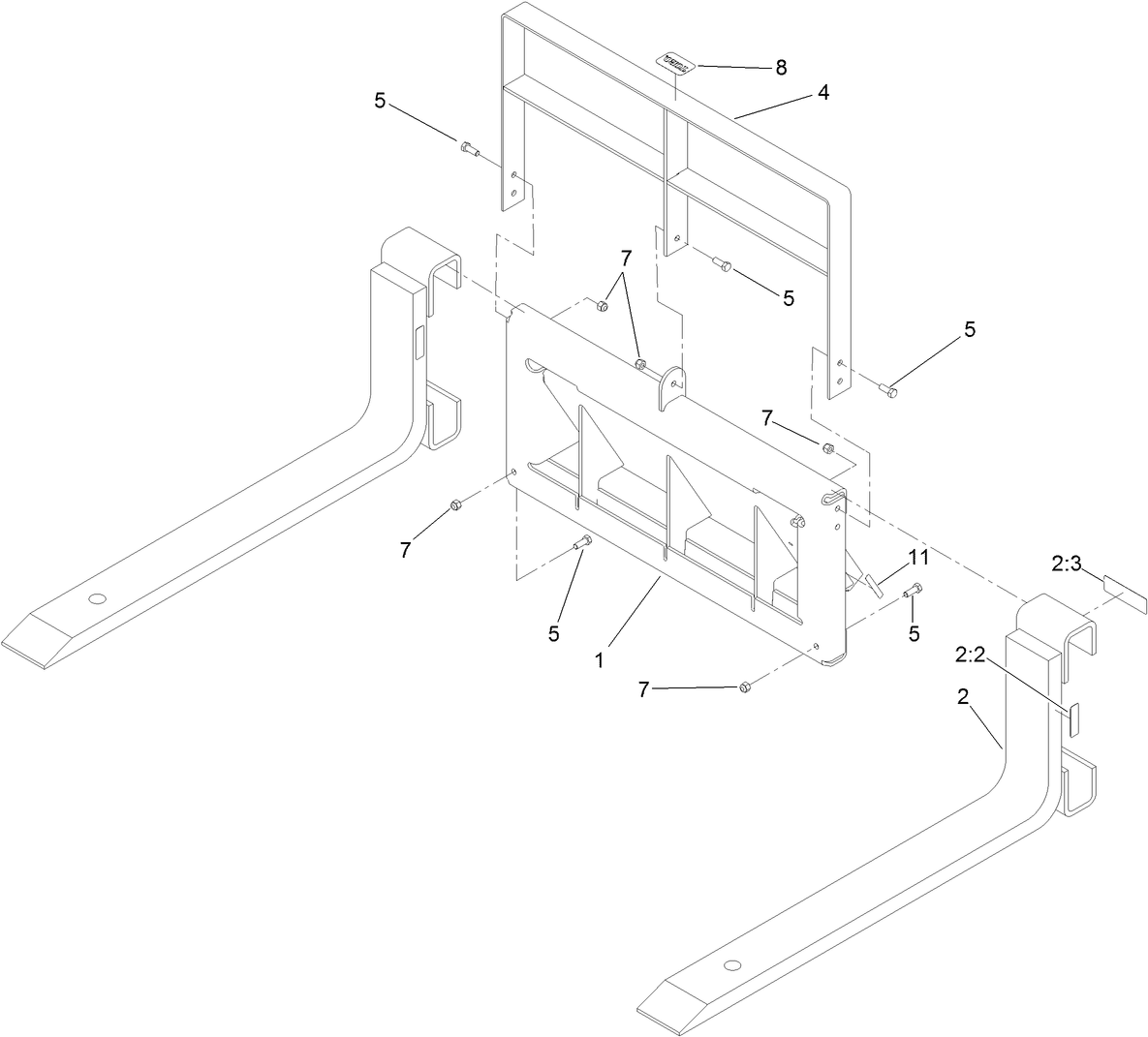 Adjustable Fork Assembly