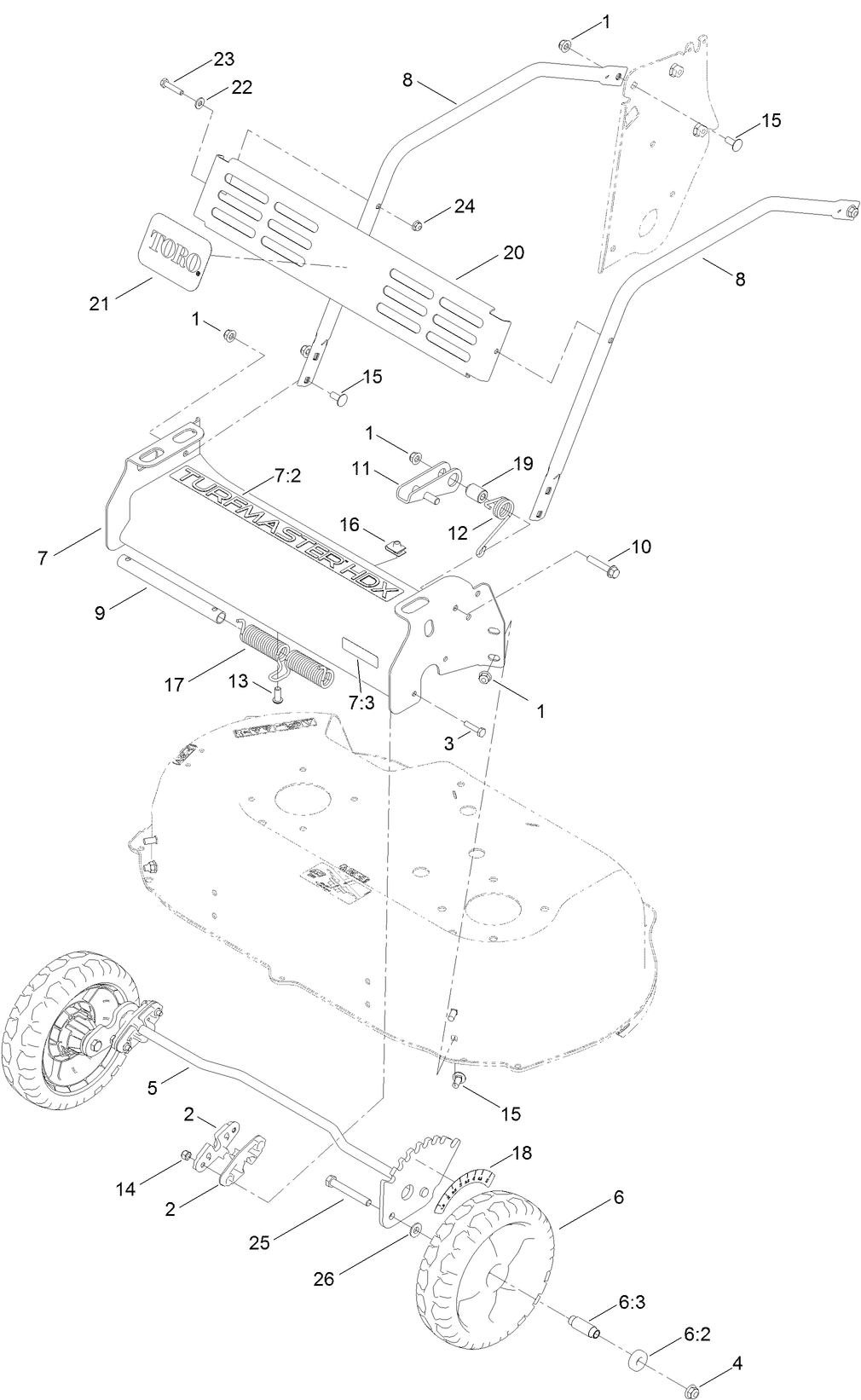 Front Bumper and Wheel Assembly