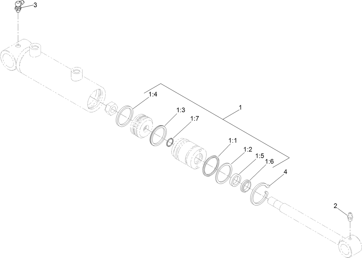 Hydraulic Cylinder Assembly No. 119-6989