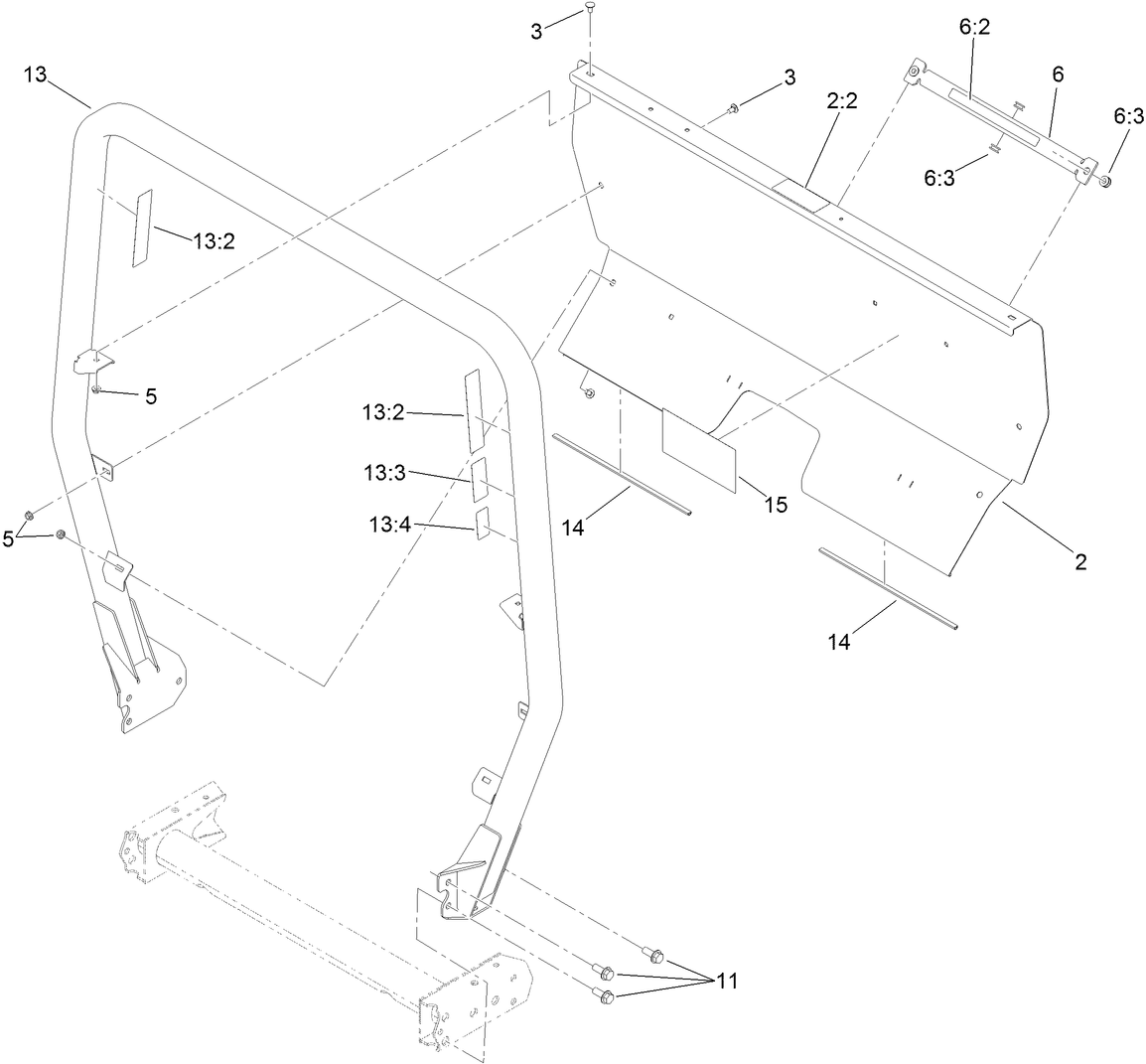 Roll-Over Protection System Assembly