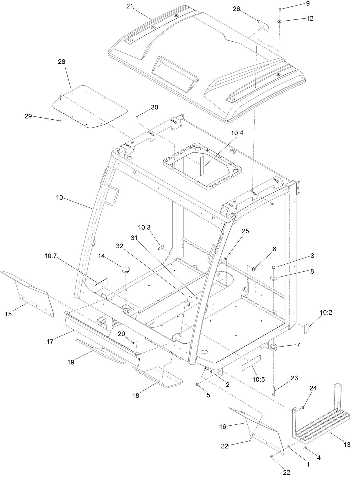 Operator Platform Assembly