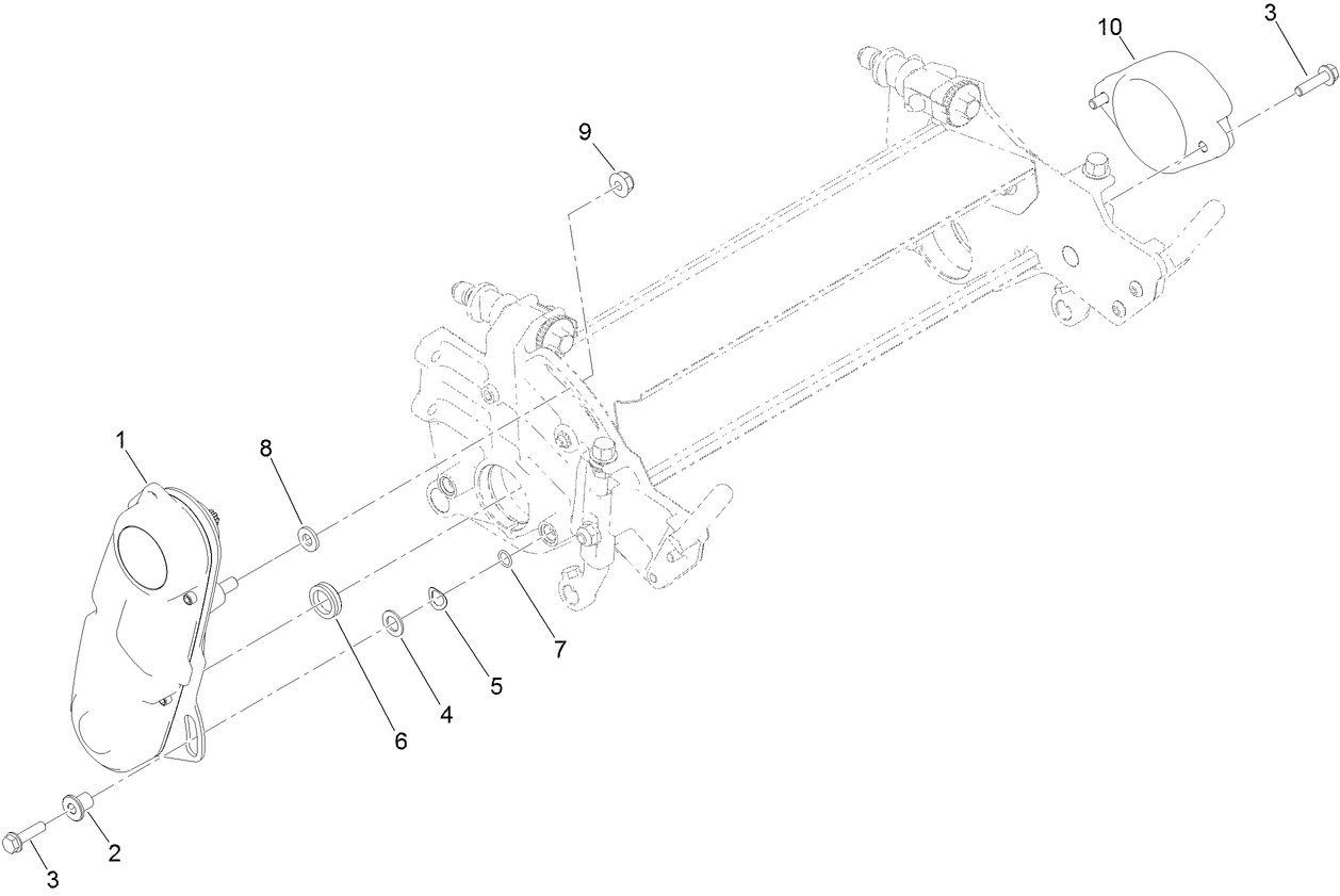 Reel Drive Box and Weight Assembly