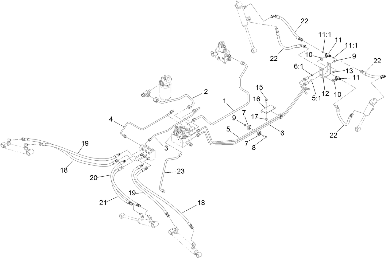 Lift Circuit Hydraulic Assembly